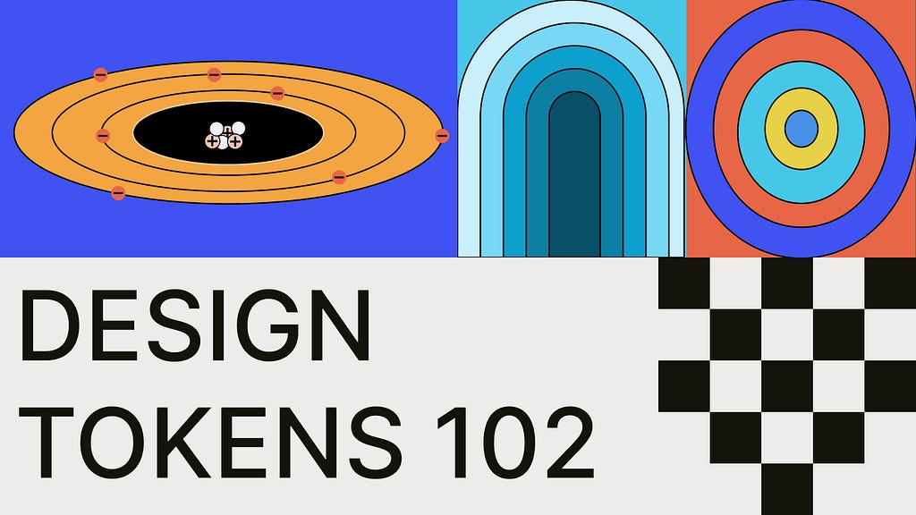 Illustration poster of my article design tokens 102.