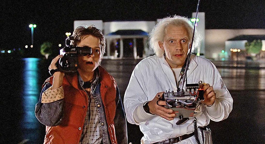 Scene from Back to the Future