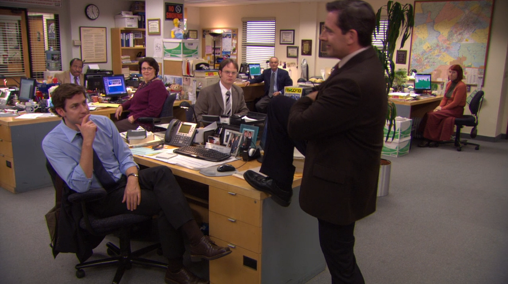 Scene from The Office