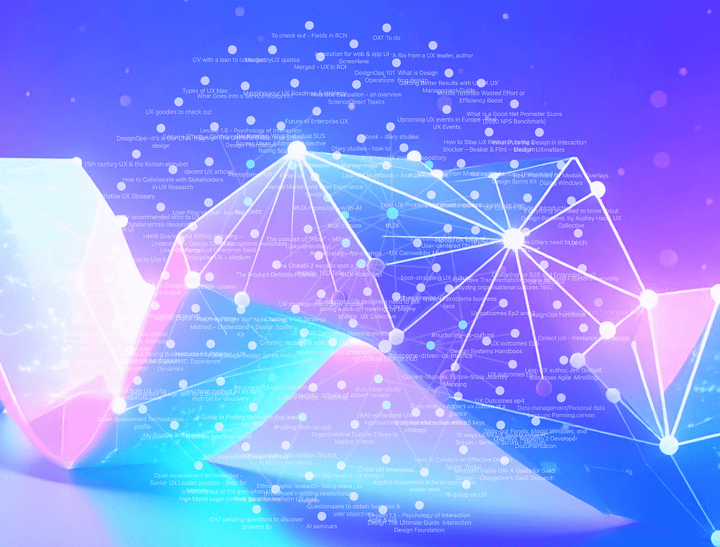 Iluustration of data sets connecting