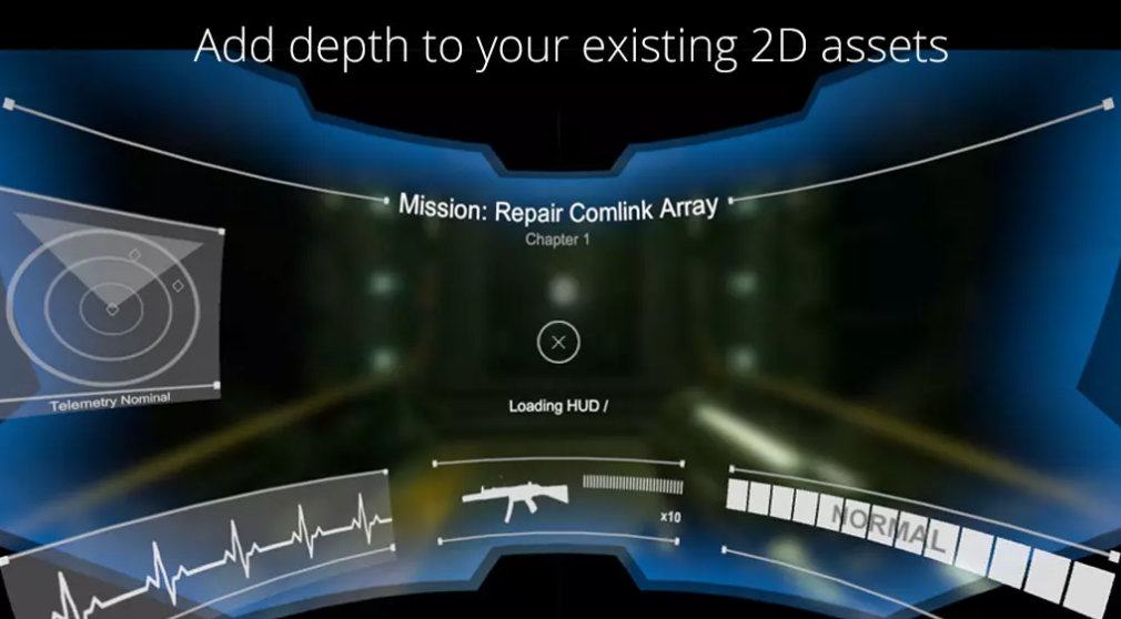 Curved UI — Source — https://assetstore.unity.com/packages/tools/gui/curved-ui-vr-ready-solution-to-bend-warp-your-canvas-53258
