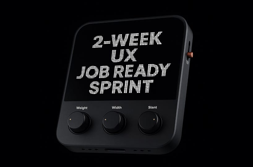 UX Job Ready Sprint
